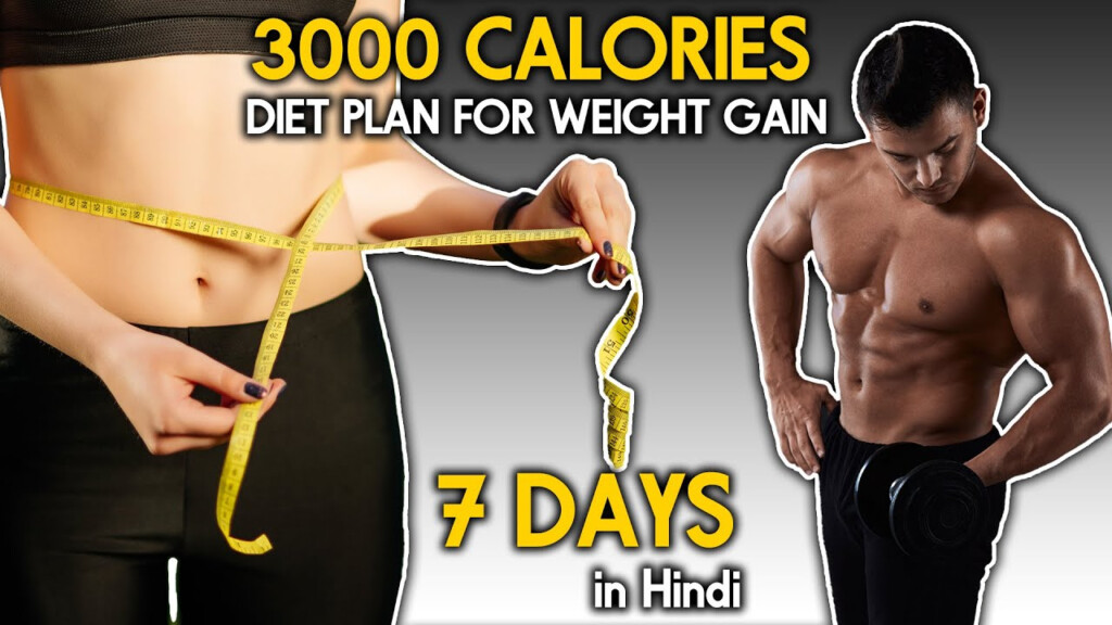 3000 Calories Indian Diet Plan For Weight Gain PDF Weight Gain Diet  - Indian Diet Chart To Gain Weight Fast