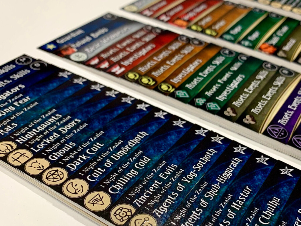 Arkham Horror LCG Deck Box Dividers High Quality Unique Etsy Canada - Arkham Horror Card Game Fast Action Chart