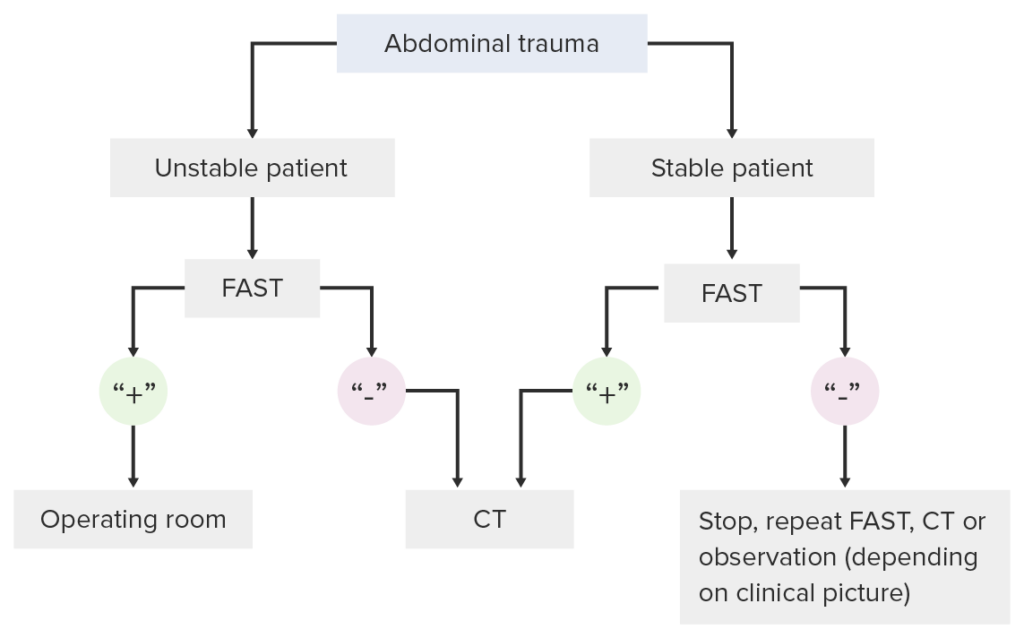 Avalia o Focada Com Ecografia Para Trauma FAST Concise Medical  - Trauma Flow Chart Fast Exam
