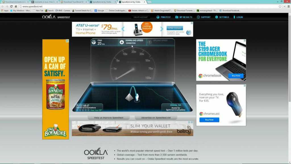 Charter Internet Spectrum Upgrade Speed Test YouTube - Is Charter Internet Fast Enough For Internet Tv