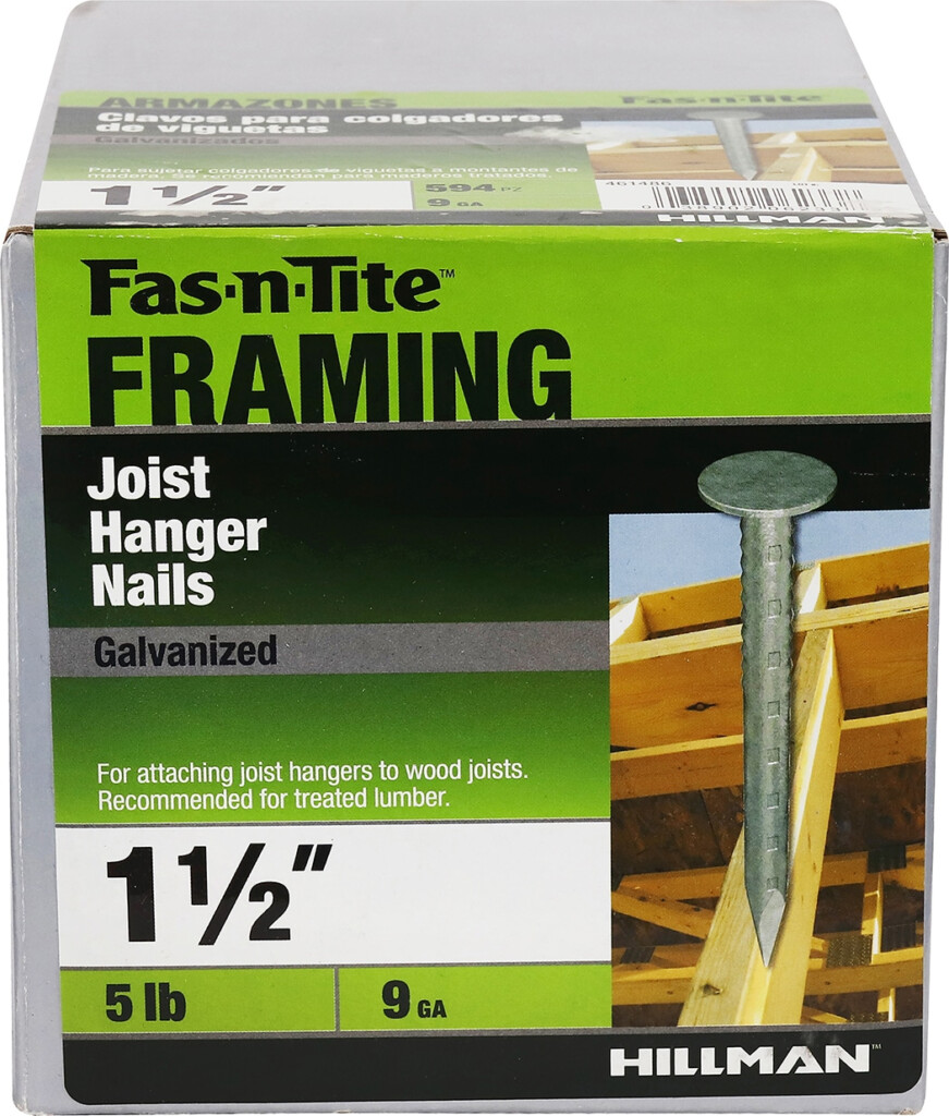 Fas n Tite Joist Hanger Nails Framing Nails At Lowes - Fast N Tite Joist Hanger Nail Chart