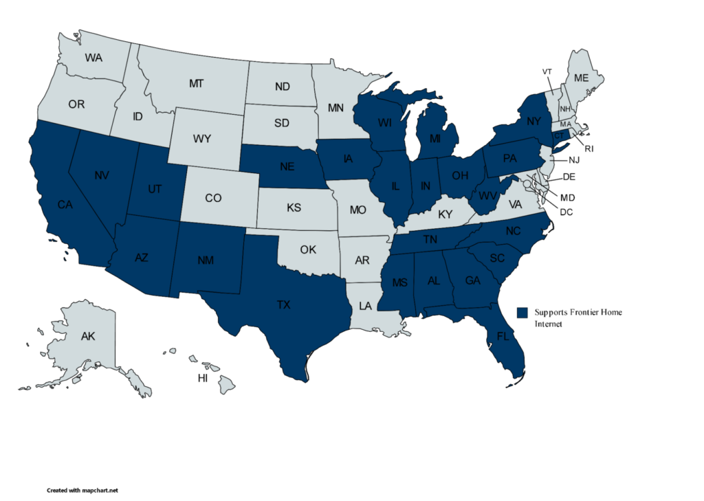 Frontier Availability Coverage Map Networks Hardware - Is Charter Internet Faster Than Frontier