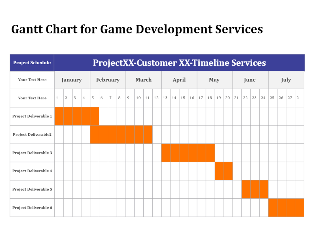 Gantt Chart For Game Development Services EdrawMax Template - Up Game Fast Result Chart