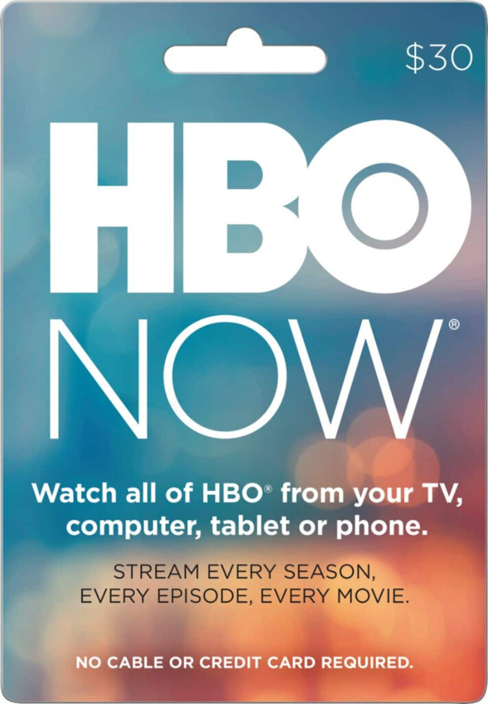 HBO NOW 30 Gift Card HBO NOW 30 CARD Best Buy - Charter Not Fast Enough For Hbo Now