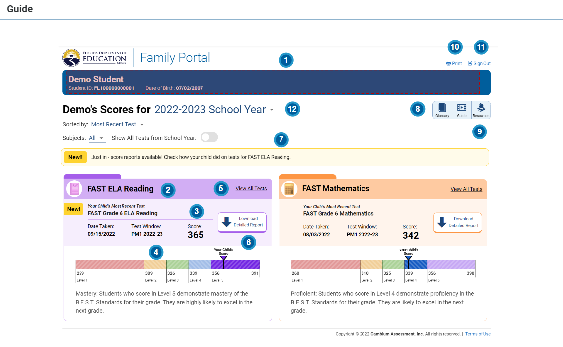 How To Access FAST Results - Florida Fast Testing Score Chart Kindergarten