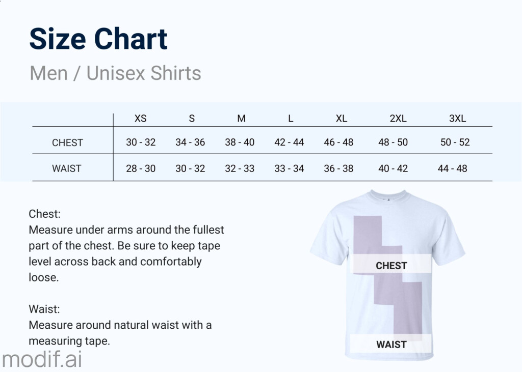 How To Easily Create A Clothing Size Chart 14 Templates - Fast Signs Size Chart