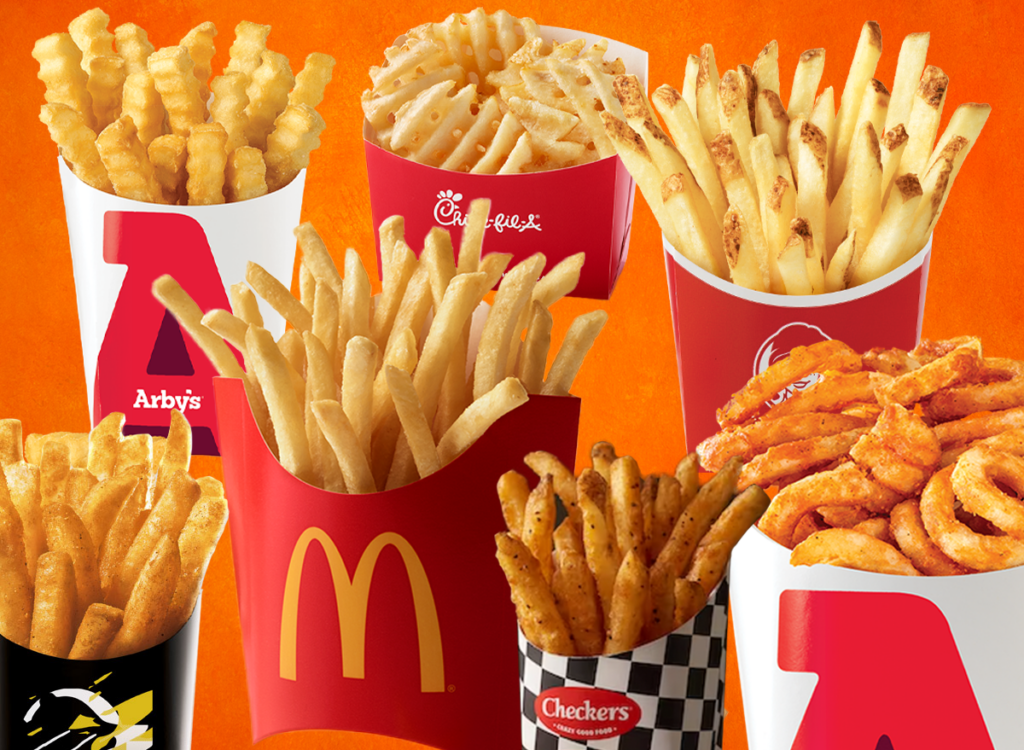 Mcdonalds Supersize Fries Comparison - Best Fast Food Fries Chart