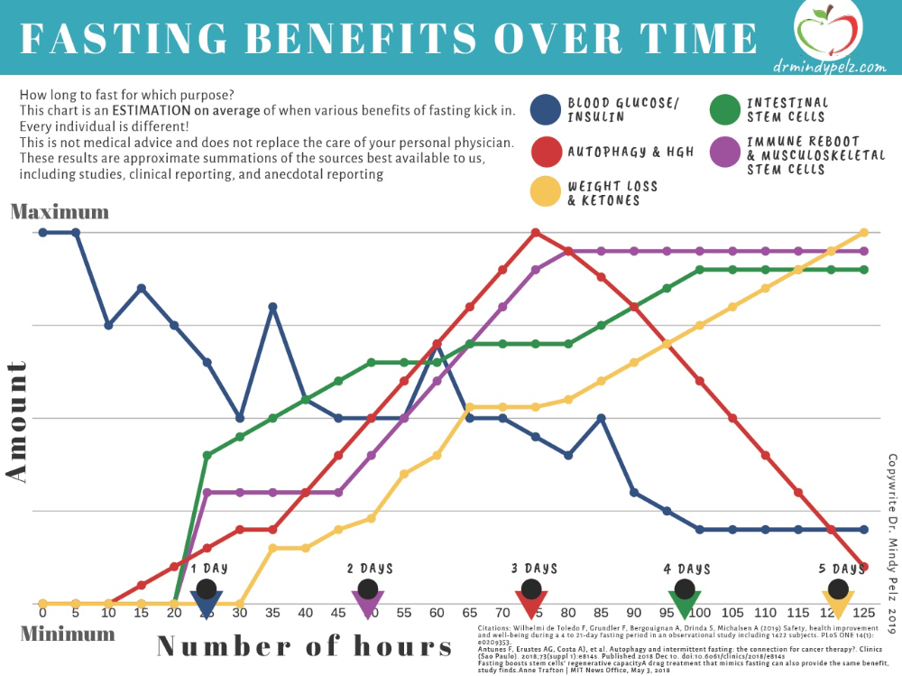 Pin On Intermittent Fasting - Dr Mindy Pelz Fasting Benefits Over Time Chart