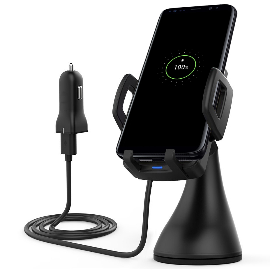 Qi Fast Wireless Charging Car Mount For Samsung Galaxy S8  - Galaxy S8+ Fast Charging Charter