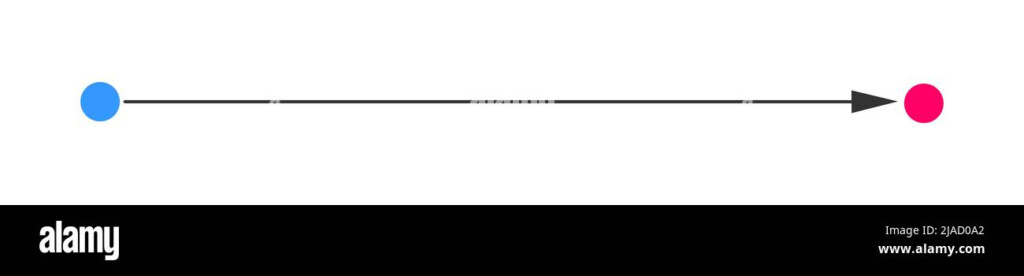 Straight Line With Arrow From Start To Finish Points Symbol Of  - Fast Route From Target To Charter Reno