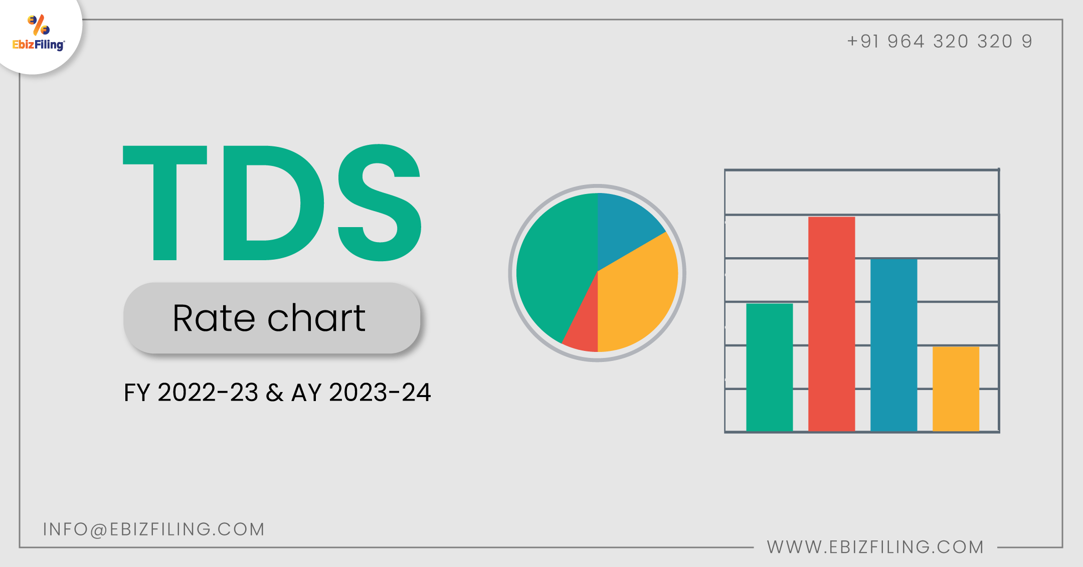 TDS Rate Chart For The FY 2022 23 AY 2023 24 Ebizfiling - Fast Facts Tds Rate Chart