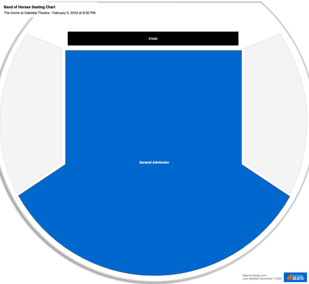 The Dome At Oakdale Theatre Seating Chart RateYourSeats - Seating Chart Faster Horses