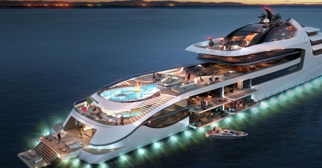 The World s Most Luxurious Superyachts - 10 Million Dollar Luxtury Fishing Charter Boat Fast