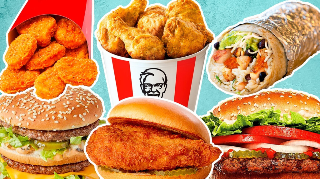 Variety Of Junk Food - Fast Food Charter Way